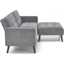 Sofa narożna rozkładana na nóżkach Cornelius 200x167cm popiel Halmar