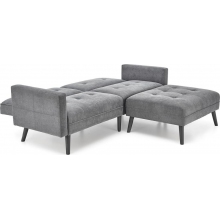 Sofa narożna rozkładana na nóżkach Cornelius 200x167cm popiel Halmar