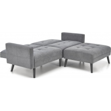 Sofa narożna rozkładana na nóżkach Cornelius 200x167cm popiel Halmar