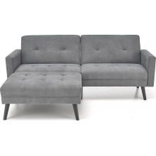 Sofa narożna rozkładana na nóżkach Cornelius 200x167cm popiel Halmar