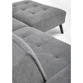 Sofa narożna rozkładana na nóżkach Cornelius 200x167cm popiel Halmar