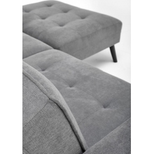 Sofa narożna rozkładana na nóżkach Cornelius 200x167cm popiel Halmar