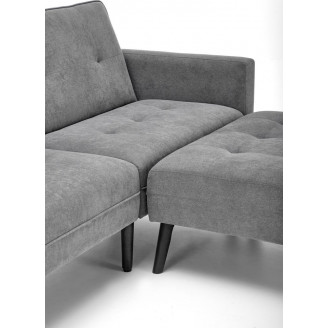 Sofa narożna rozkładana na nóżkach Cornelius 200x167cm popiel Halmar