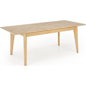 Stół rozkładany w jodełkę Edmondo 160-240x90cm dąb naturalny  Halmar 2