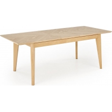 Stół rozkładany w jodełkę Edmondo 160-240x90cm dąb naturalny  Halmar