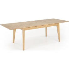 Stół rozkładany w jodełkę Edmondo 160-240x90cm dąb naturalny  Halmar