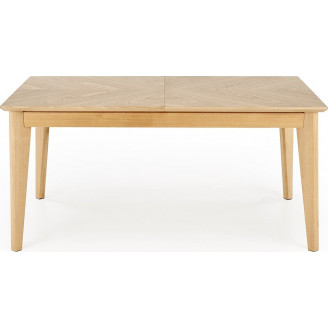Stół rozkładany w jodełkę Edmondo 160-240x90cm dąb naturalny  Halmar