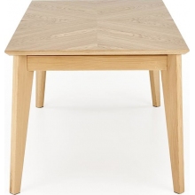 Stół rozkładany w jodełkę Edmondo 160-240x90cm dąb naturalny  Halmar