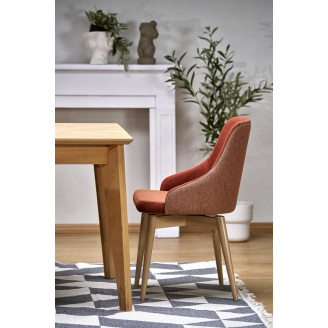 Stół rozkładany w jodełkę Edmondo 160-240x90cm dąb naturalny  Halmar