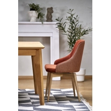 Stół rozkładany w jodełkę Edmondo 160-240x90cm dąb naturalny  Halmar
