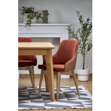 Stół rozkładany w jodełkę Edmondo 160-240x90cm dąb naturalny  Halmar