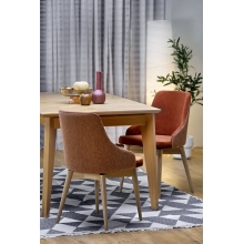 Stół rozkładany w jodełkę Edmondo 160-240x90cm dąb naturalny  Halmar