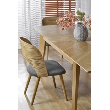 Stół rozkładany w jodełkę Edmondo 160-240x90cm dąb naturalny  Halmar