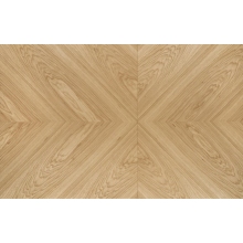 Stół rozkładany w jodełkę Edmondo 160-240x90cm dąb naturalny / czarny Halmar