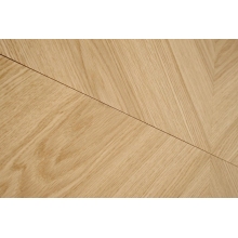 Stół rozkładany w jodełkę Edmondo 160-240x90cm dąb naturalny / czarny Halmar