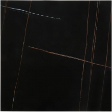 Stolik kawowy kwadratowy Felicia 80x80cm czarny marmur / złoty Halmar