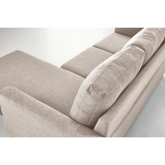 Sofa 3 osobowa z podnóżkiem Gerson 180cm beżowa Halmar