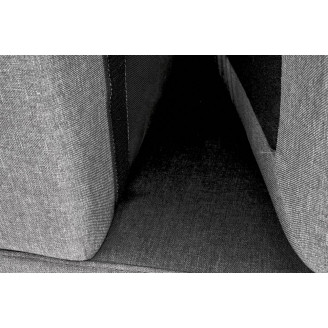 Sofa 3 osobowa z podnóżkiem Gerson 180cm popiel Halmar