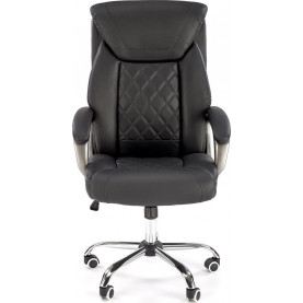 Fotel biurowy gabinetowy Helder czarny Halmar 2