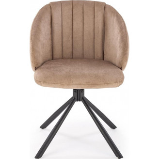 Krzesło fotelowe obrotowe K533 cappuccino Halmar
