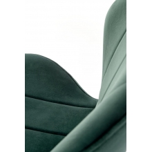 Krzesło welurowe K538 zielone Halmar