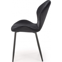 Krzesło welurowe K538 czarne Halmar