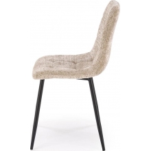 Krzesło pikowane tapicerowane K547 beżowe Halmar