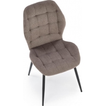 Krzesło pikowane tapicerowane K548 popiel Halmar