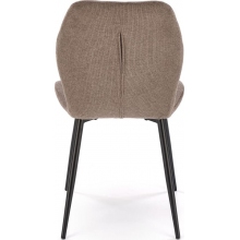 Krzesło pikowane tapicerowane K548 popiel Halmar