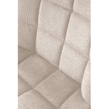 Krzesło tapicerowane pikowane K549 beżowe Halmar