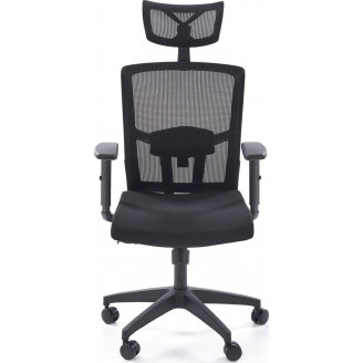Fotel komputerowy ergonomiczny z regulacją Mason czarny Halmar