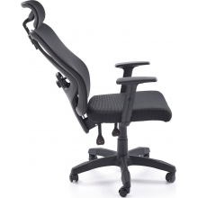 Fotel komputerowy ergonomiczny z regulacją Mason czarny Halmar