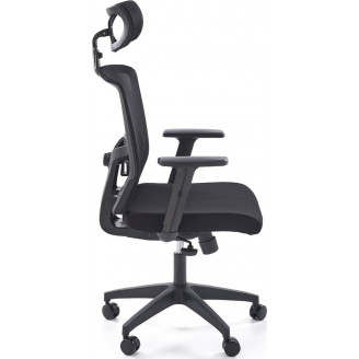 Fotel komputerowy ergonomiczny z regulacją Mason czarny Halmar