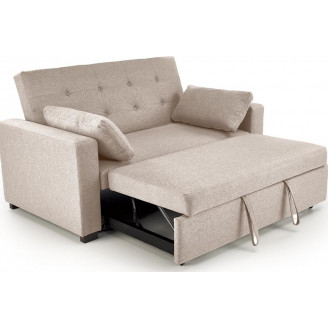 Sofa rozkładana tapicerowana Paulinio 170cm beżowa Halmar