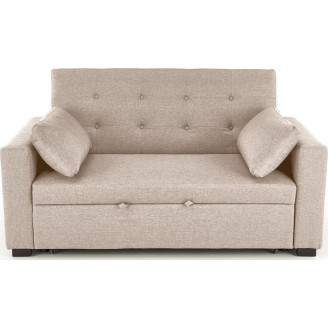 Sofa rozkładana tapicerowana Paulinio 170cm beżowa Halmar