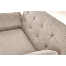 Sofa rozkładana tapicerowana Paulinio 170cm beżowa Halmar