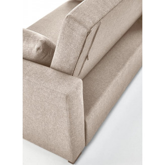 Sofa rozkładana tapicerowana Paulinio 170cm beżowa Halmar