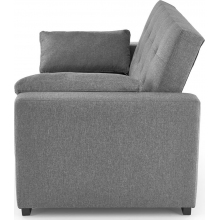 Sofa rozkładana tapicerowana Paulinio 170cm popiel Halmar