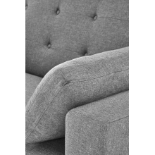 Sofa rozkładana tapicerowana Paulinio 170cm popiel Halmar
