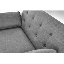 Sofa rozkładana tapicerowana Paulinio 170cm popiel Halmar