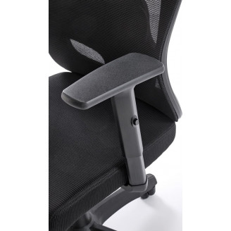 Fotel biurowy ergonomiczny z regulacją Ramos czarny Halmar