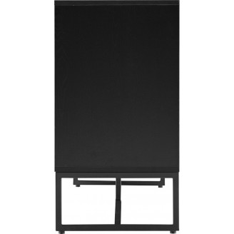 Komoda z frontem w jodełkę Clar 160x40cm dąb / czarny Intesi