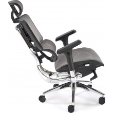 Fotel ergonomiczny regulowany Ethan popielaty Halmar