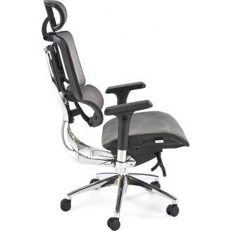 Fotel ergonomiczny regulowany Ethan popielaty Halmar