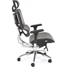Fotel ergonomiczny regulowany Ethan popielaty Halmar