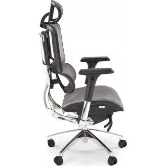 Fotel ergonomiczny regulowany Ethan popielaty Halmar