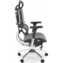 Fotel ergonomiczny regulowany Ethan popielaty Halmar