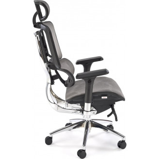 Fotel ergonomiczny regulowany Ethan popielaty Halmar