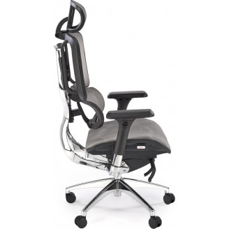 Fotel ergonomiczny regulowany Ethan popielaty Halmar