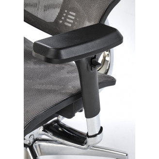 Fotel ergonomiczny regulowany Ethan popielaty Halmar